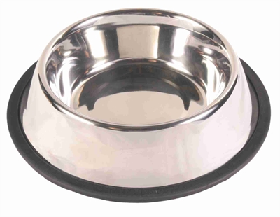 Voerbak Rvs / Rubberring 21X21 Cm 700 Ml 4 St