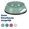 Voerbak Zwaar Kunststof / Rubberbodem Assorti 20X20 Cm 1,5 Ltr 4 St