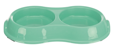 Voerbak / Waterbak Dubbel Kunststof Assorti 11 Cm 200 Ml 4 St