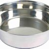 Voerbak Rvs / Rubberbodem 24X24 Cm 2,5 Ltr 4 St