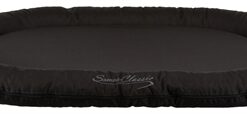 Kussen Samoa Classic Ovaal Nylon Zwart 140X105X15 Cm