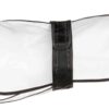 Regenjas Tarbes Transparant / Zwarte Stroken 60 Cm