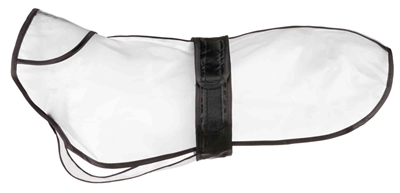 Regenjas Tarbes Transparant / Zwarte Stroken 60 Cm