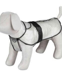 Regenjas Tarbes Transparant / Zwarte Stroken 46 Cm