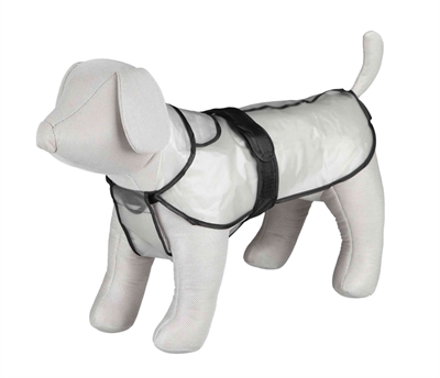 Regenjas Tarbes Transparant / Zwarte Stroken 46 Cm