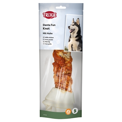 Denta Fun Knotted Chicken Chewing Bone 25 Cm 6X220 Gr