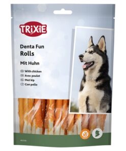 Denta Fun Chicken Chewing Rolls 6X240 Gr 12 Cm