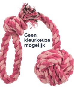 Flos Met Touwbal Assorti 30X5,5X5,5 Cm 4 St