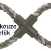 Dubbel-Trekspeeltje 8 Vormig Flostouw  Assorti 35 Cm 3 St