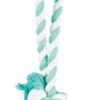 Denta Fun Natuurrubber Bal Met Muntsmaak Aan Touw 24X7X7 Cm 3 St