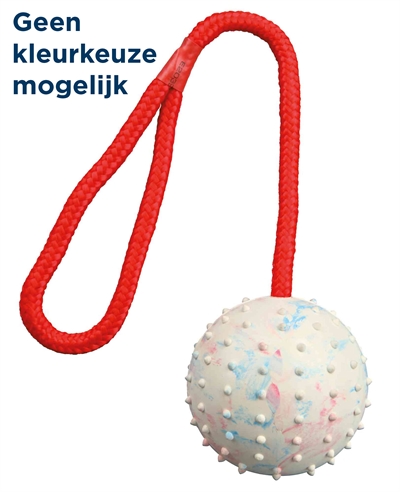 Natuurrubber Bal Aan Koord Assorti 30X7X7 Cm 3 St