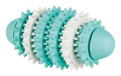 Denta Fun Natuurrubber Rugby Met Muntsmaak 15 Cm 3 St
