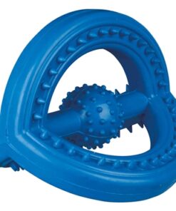 Natuurrubber Trekspeeltje Met Grip Blauw 14X14X14 Cm 2 St
