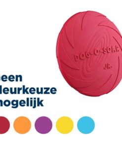 Dog Disc Drijvend Natuurrubber Assorti 24X24 Cm 3 St