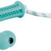 Denta Fun Natuurrubber Stick Met Muntsmaak Aan Koord 37X9 Cm 3 St