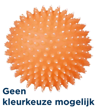 Egelbal Fluoriserend Vinyl Met Geluid Assorti 10X10X10 Cm 3 St