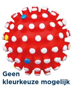 Vinyl Egelbal Met Geluid Assorti 6X6X6 Cm 4 St
