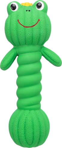 Latex Kikker-Halter Met Geluid Groen 18 Cm 3 St