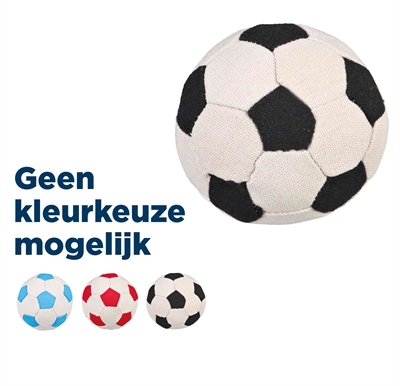 Soft Canvas Voetbal Assorti 11X11X11 Cm 12 St