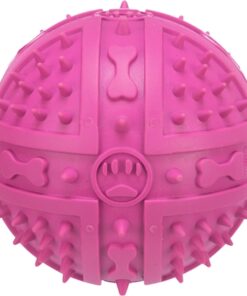 Natuurrubber Bal Roze 9X9X9 Cm 3 St