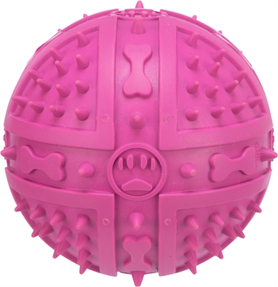 Natuurrubber Bal Roze 9X9X9 Cm 3 St