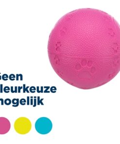 Natuurrubber Bal Roze 6X6X6 Cm 3 St