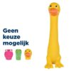 Latex / Polyestervlies Longie Met Geluid Assorti 18 Cm 3 St