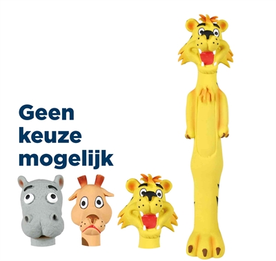 Latex Longie Met Geluid Assorti 30-32 Cm 3 St
