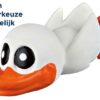 Eend Met Geluid Latex / Polyestervlies 13 Cm 4 St