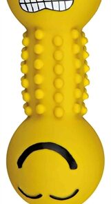 Latex / Polyestervlies Smiley-Halter Met Geluid Assorti 19 Cm 3 St