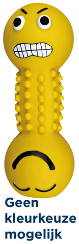 Latex / Polyestervlies Smiley-Halter Met Geluid Assorti 19 Cm 3 St