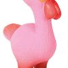 Latex Kip Met Geluid Roze 14 Cm 3 St