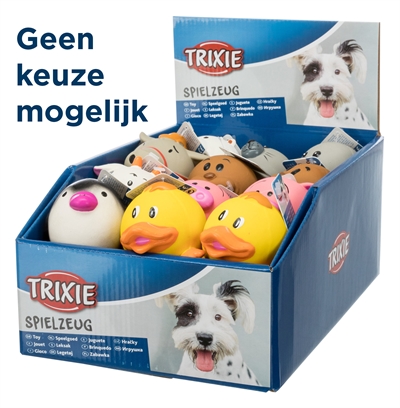 Latex / Polyestervlies Baldier Met Geluid Assorti 6X6X6 Cm 24 St