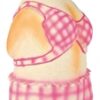 Kip In Bikini Met Dierengeluid Latex / Polyestervlies 48 Cm