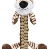 Pluche / Polyester Tijger Met Gevlochten Lijf En Geluid 32 Cm 2 St