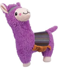 Pluche Alpaca Met Geluid Paars 31 Cm 2 St