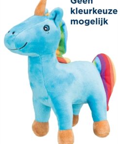 Pluche Eenhoorn Met Geluid  Assorti 25 Cm 3 St