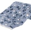 Deken Tammy Blauw / Beige 100X70X2Cm
