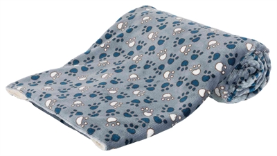 Deken Tammy Blauw / Beige 150X100X2 Cm