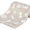 Pluche Deken Kenny Beige 100X75X2 Cm