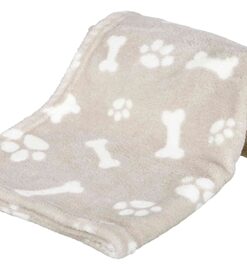 Pluche Deken Kenny Beige 100X75X2 Cm