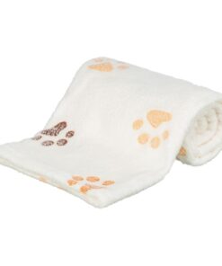 Deken Lingo Softfleece Wit / Beige 75X50X2 Cm