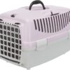 Vervoersbox Capri 1 Lichtgrijs / Lila 48X32X31 Cm