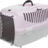 Vervoersbox Capri 2 Lichtgrijs / Lila 55X37X34 Cm