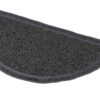 Schoonloopmat Voor Kattenbakken Halfrond Pvc Antraciet 41X25 Cm 2 St