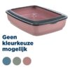 Kattenbak Brisko Met Rand Assorti 50X38X11 Cm 3 St