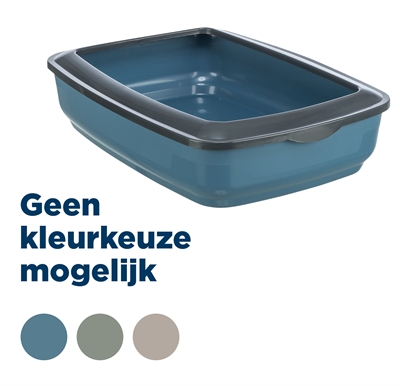 Kattenbak Mio Met Rand Assorti 43X32X12 Cm 3 St