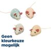 Muis Sisal Assorti 10 Cm 4 St