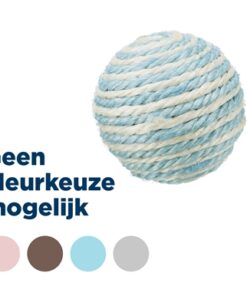 Bal Sisal Assorti 6X6X6 Cm 4 St