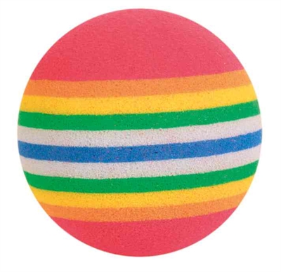 Set Regenboogballen Schuimstof 4X4X4 Cm 4X4 St